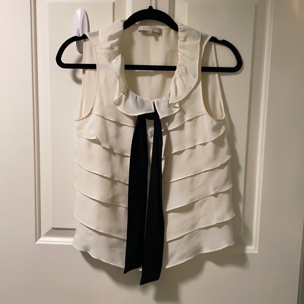 Sandro ruffle top